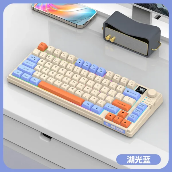 Wireless 80% Keyboard & Mouse Set – Multi-Language Backlit - Image 9