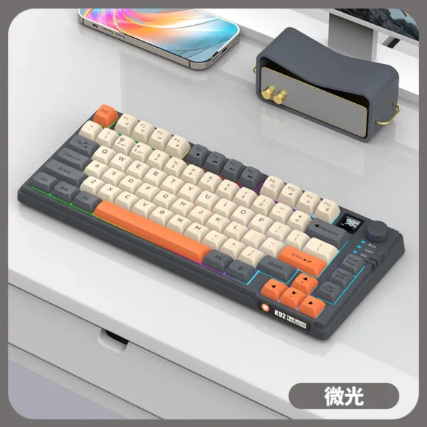 Wireless 80% Keyboard & Mouse Set – Multi-Language Backlit - Image 7