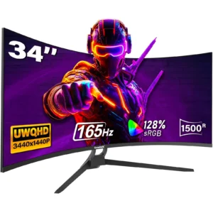Buy Gawfolk 34" Ultrawide Curved Gaming Monitor 165Hz WQHD in UK, London