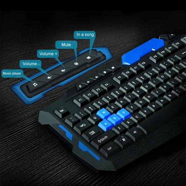 Wireless 2.4Ghz Gaming Keyboard & Mouse Combo – Etmakit - Image 4