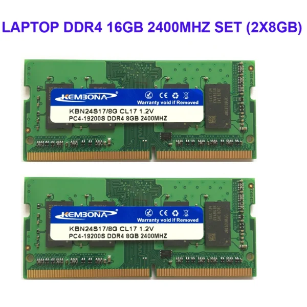 Buy Kembona DDR4 16GB Kit (2x8GB) Laptop RAM 2400/2666MHz in UK, London