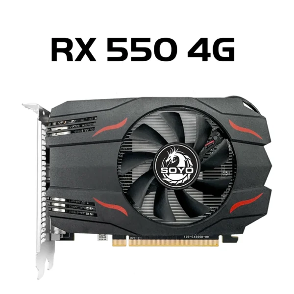 SOYO Radeon RX 550 4GB GDDR5 Graphics Card - Image 5