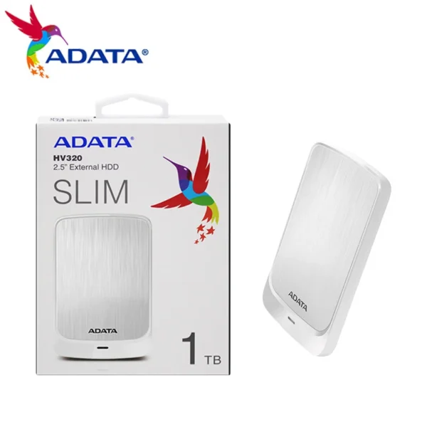 ADATA HV320 2.5" USB 3.2 Slim External HDD 1TB–4TB - Image 2