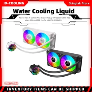 Buy Power Train DL-240A ARGB Liquid CPU Cooler – White/Black in UK, London