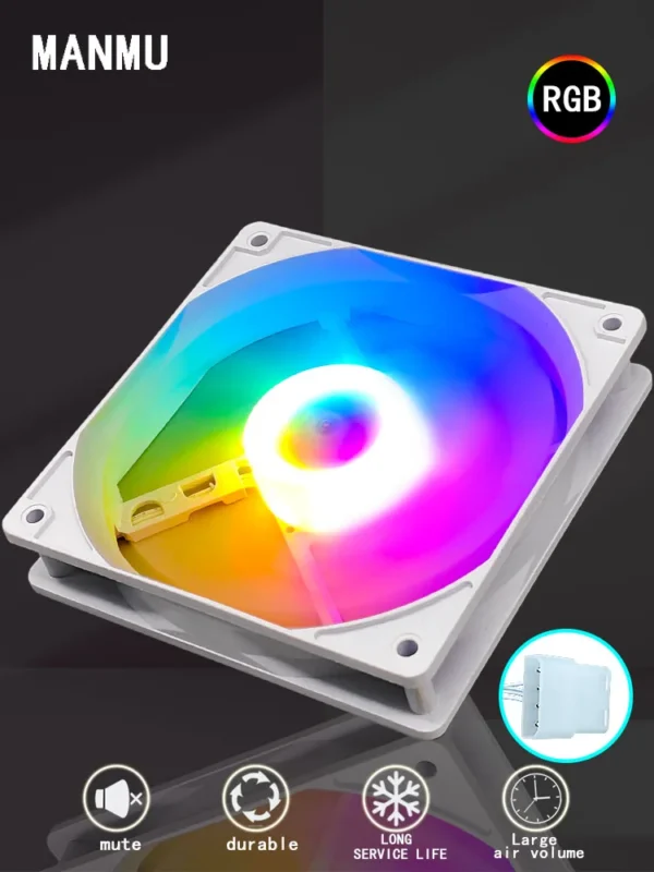 Manmu 240mm ARGB Liquid CPU Cooler – Intel/AMD - Image 7