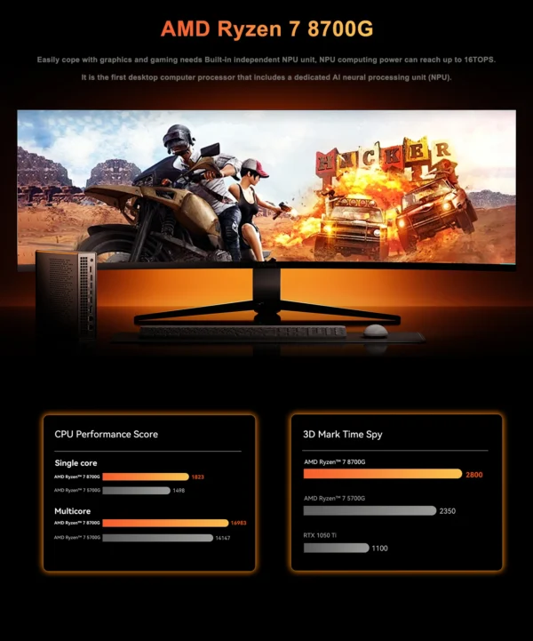 MINISFORUM MS-A1 Ryzen 9 Gaming Mini PC Workstation - Image 9