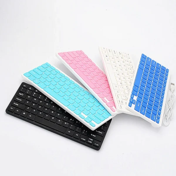 Wired Keyboard & Mouse Combo Slim 78-Key for PC & Tablet - Image 6