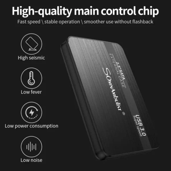 SomnAmbuList Portable 2.5" External HDD USB 3.0 - Image 3