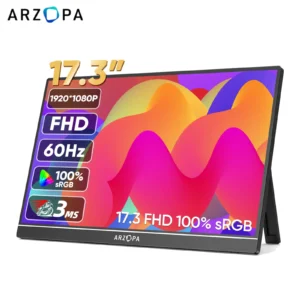 Buy ARZOPA 17.3" FHD IPS Portable Monitor with HDR in UK, London