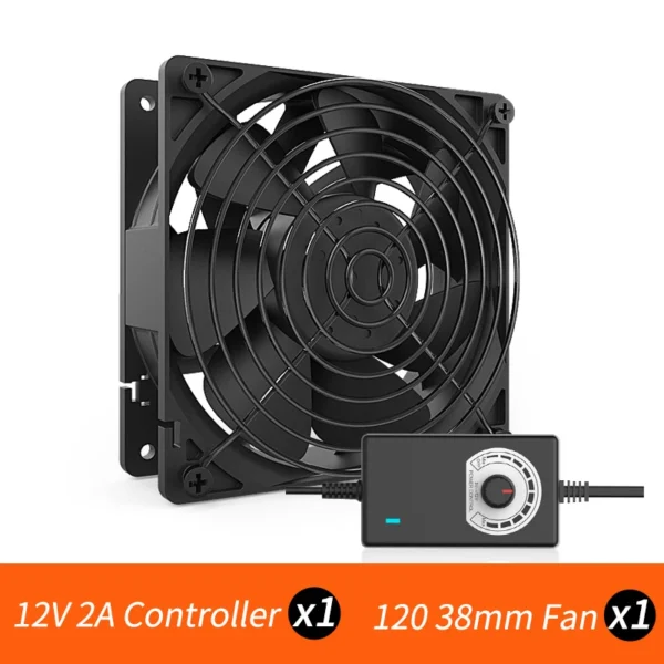 TEUCER T-12038 120mm 5000RPM Mining Case Fan - Image 14