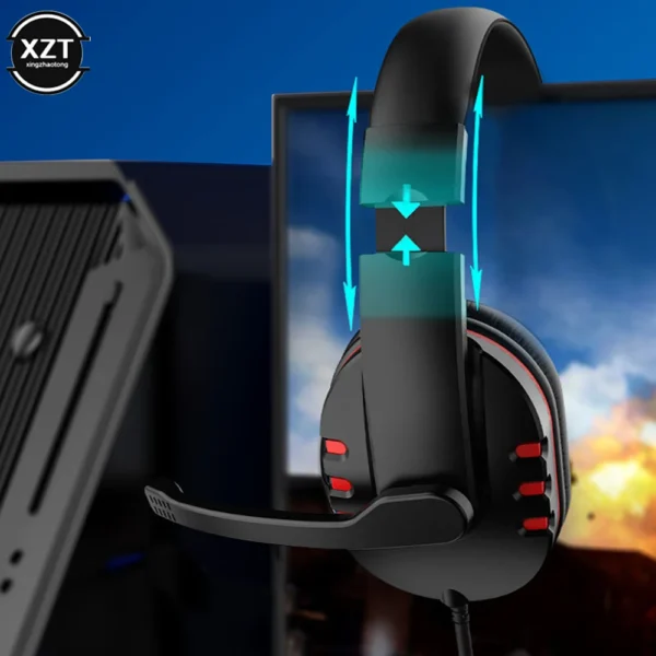WYMECT Wired Gaming Headset with Mic for PC & Consoles - Image 4