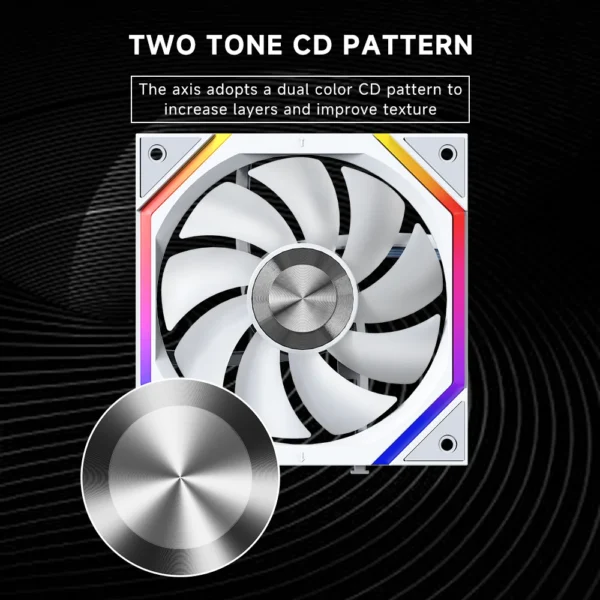 Jungle Leopard Galaxy Prism 120mm ARGB Case Fan - Image 4