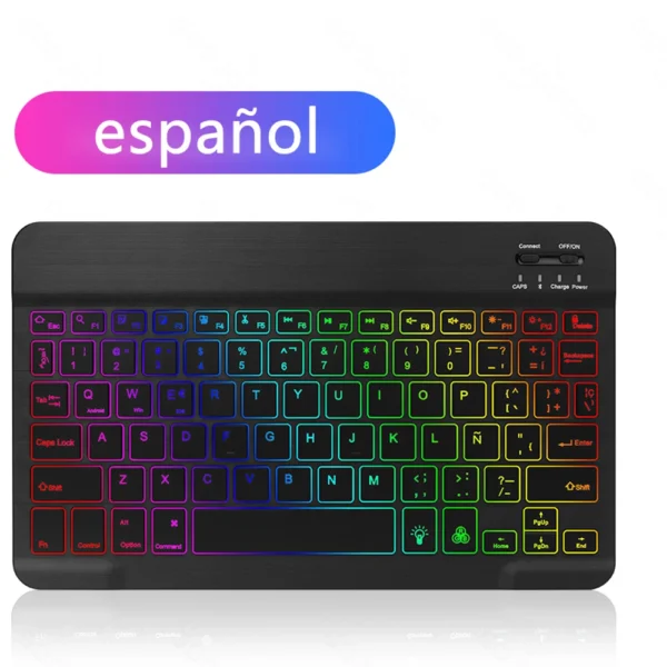 EMTRA Backlit Bluetooth Keyboard & Mouse for Tablet/PC - Image 10