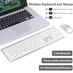 Buy Luxuglow Bluetooth Wireless Keyboard & Mouse Combo in UK, London