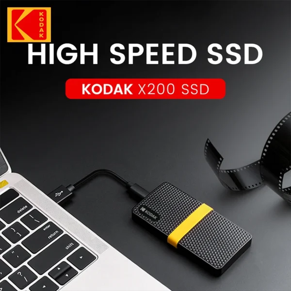Kodak X200 1TB Portable External SSD USB 3.1 Drive - Image 3