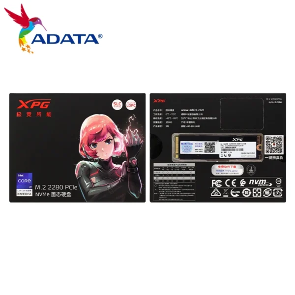 ADATA XPG S20 NVMe M.2 SSD 256GB–2TB PCIe Gen3x4 - Image 6