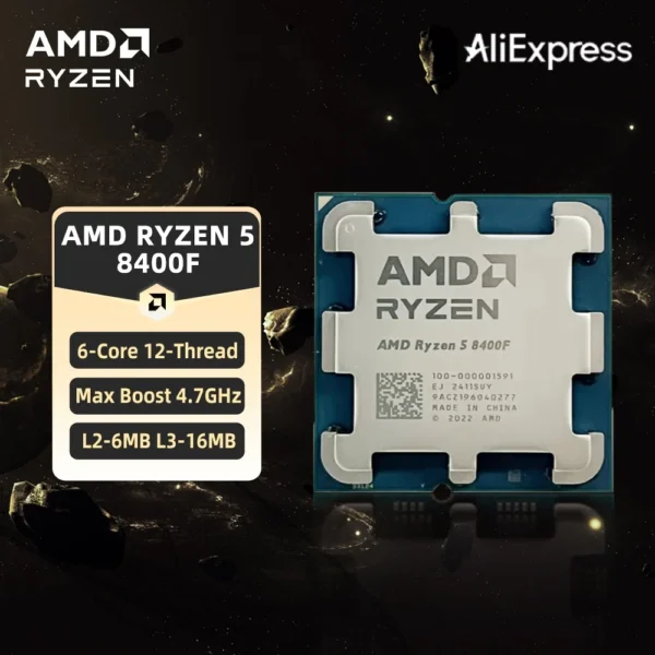 AMD Ryzen 5 8400F 6-Core 12-Thread 4.7GHz CPU - Image 2