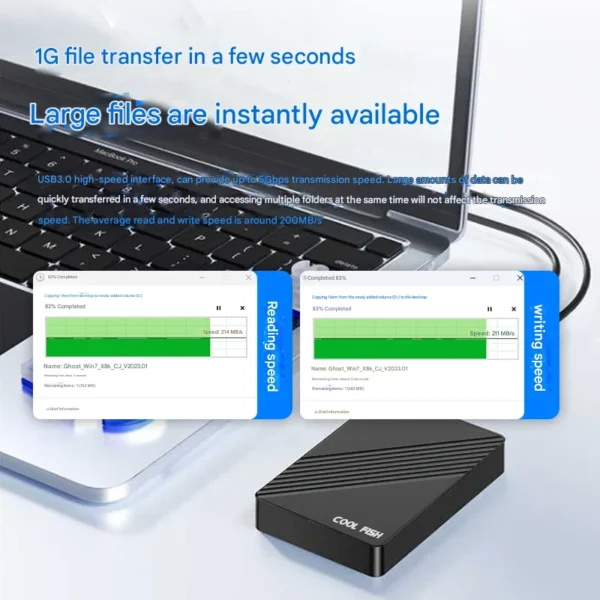 Cool-fish 2TB USB 3.0 Portable Gaming Hard Drive - Image 3