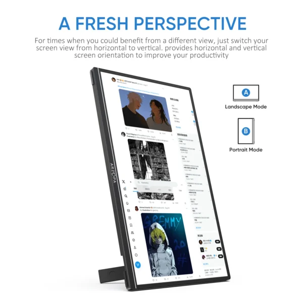 ARZOPA 16" 2K IPS Portable Monitor with HDR10 - Image 5