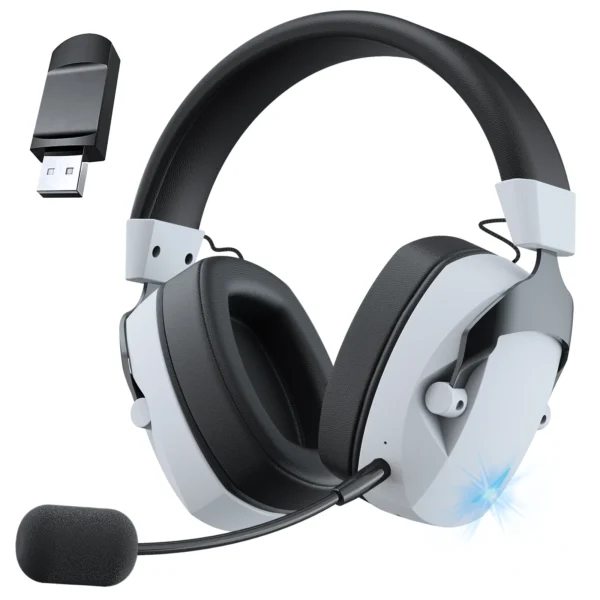 Acinaci Wireless Gaming Headset with ANC & Detachable Mic - Image 7