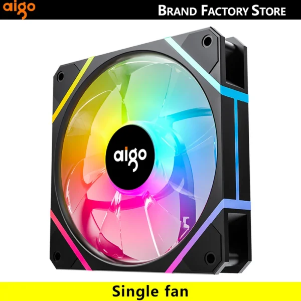 Aigo AM12 120mm RGB PC Fan Kit with Controller - Image 14