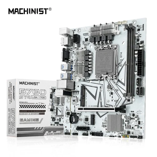 MACHINIST B760 GT4 LGA1700 DDR4 Micro-ATX Motherboard - Image 2
