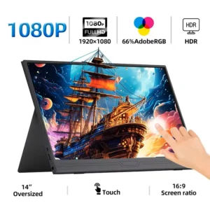Buy 14" Portable Touchscreen Monitor Full HD for Laptop & Console in UK, London