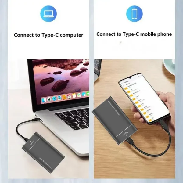 500GB Portable External Hard Drive – USB Data Storage - Image 2
