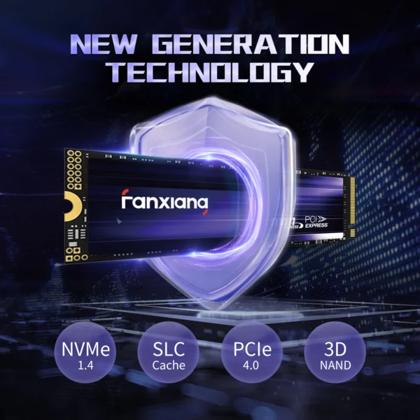 Fanxiang S880 NVMe M.2 SSD 1TB–4TB PCIe 4.0 7300MB/s - Image 3