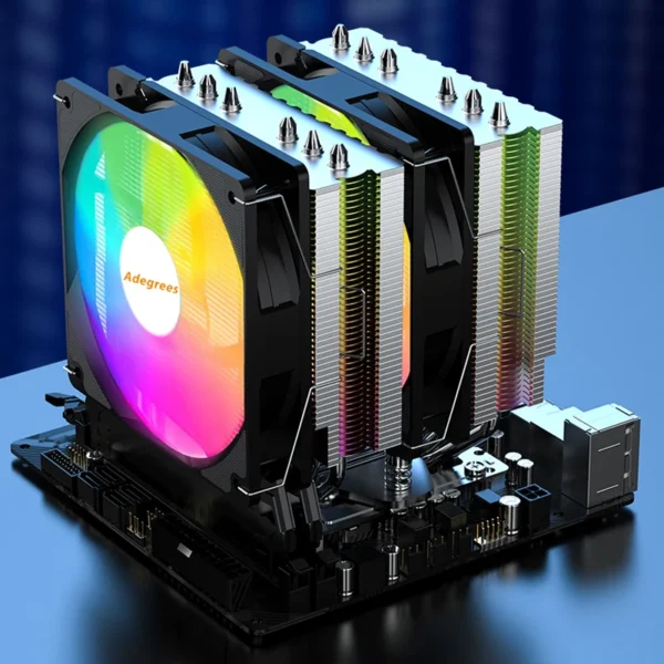 Adegres LX-620S ARGB CPU Tower Cooler 6 Heatpipes - Image 3