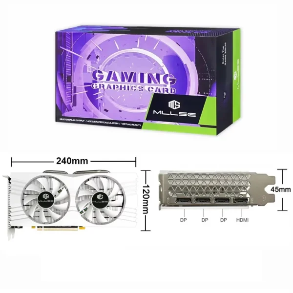 MLLSE Radeon RX 580 8GB GDDR5 Dual Fan Graphics Card - Image 5