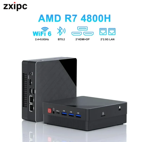 Buy ZXIPC Mini PC Ryzen 7 4800H WiFi6 1TB Windows in UK, London