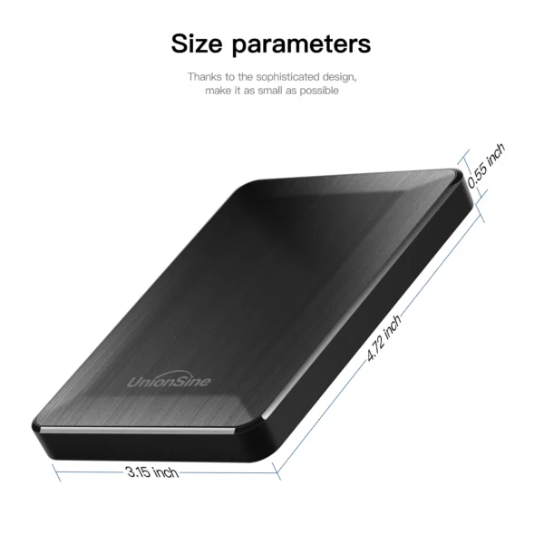 UnionSine 2.5" USB 3.0 Portable External HDD 250GB–1TB - Image 3