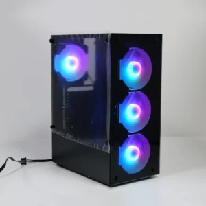 Buy MANMU Mid Tower Gaming PC Case with 4 ARGB Fans in UK, London