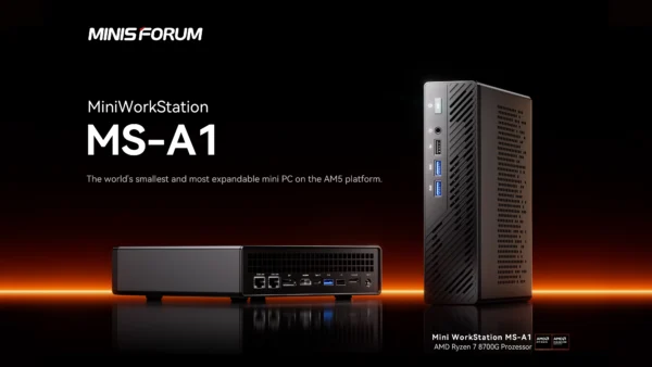 MINISFORUM MS-A1 Ryzen 9 Gaming Mini PC Workstation - Image 7