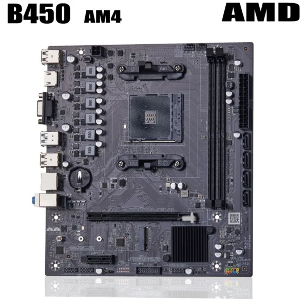 Buy QIYIDA B450 AM4 DDR4 Motherboard with M.2 NVMe in UK, London
