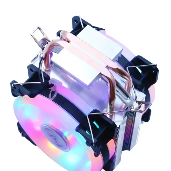 Wovibo WB-2A Silent CPU Cooler 90mm Dual Heatpipe - Image 3