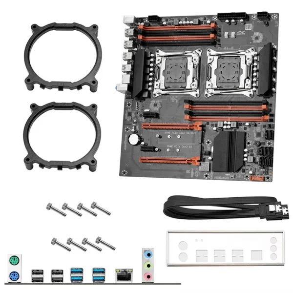 MOUGOl X99 Dual CPU Motherboard Set Xeon E5 + 64GB DDR4 - Image 6