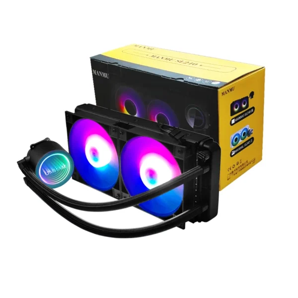 Manmu 240mm ARGB Liquid CPU Cooler – Intel/AMD - Image 9