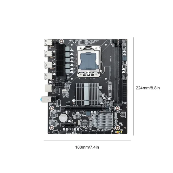 ALLOYSEED X58 ATX Motherboard LGA1366 DDR3 32GB - Image 6