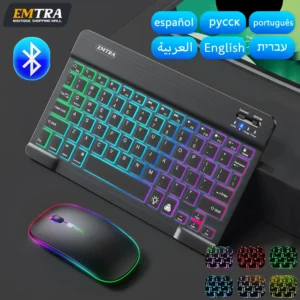 Buy EMTRA Backlit Bluetooth Keyboard & Mouse for Tablet/PC in Uk, London