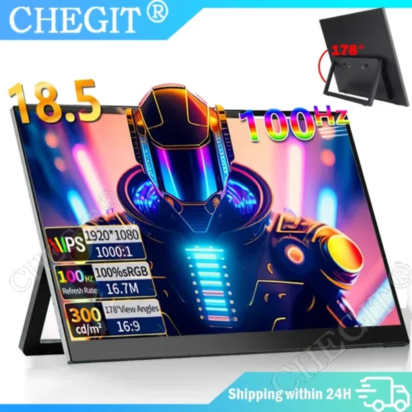 Buy 18.5" 100Hz Portable IPS Gaming Monitor with HDMI in UK, London