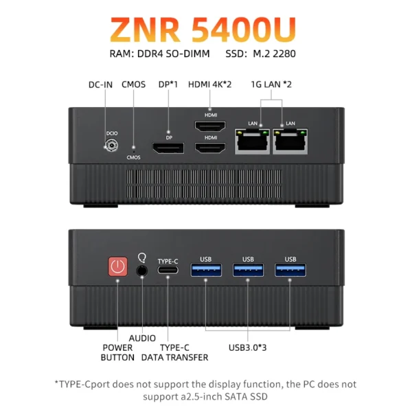 TexHoo Mini PC Ryzen 7 4800H 16GB 1TB NVMe - Image 9