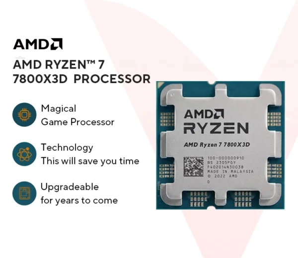Buy AMD Ryzen 7 7800X3D 8-Core 16-Thread 5.0GHz CPU in UK, London