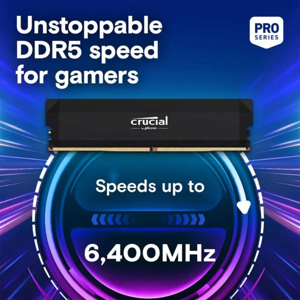 Crucial DDR5 RAM 32GB Kit (2x16GB) 6000/6400MHz - Image 3