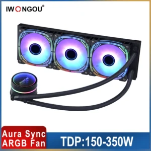 Buy IWONGOU X99 360mm ARGB Liquid CPU Cooler – Intel/AMD in UK, London