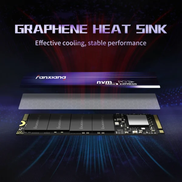 Fanxiang S880 NVMe M.2 SSD 1TB–4TB PCIe 4.0 7300MB/s - Image 4