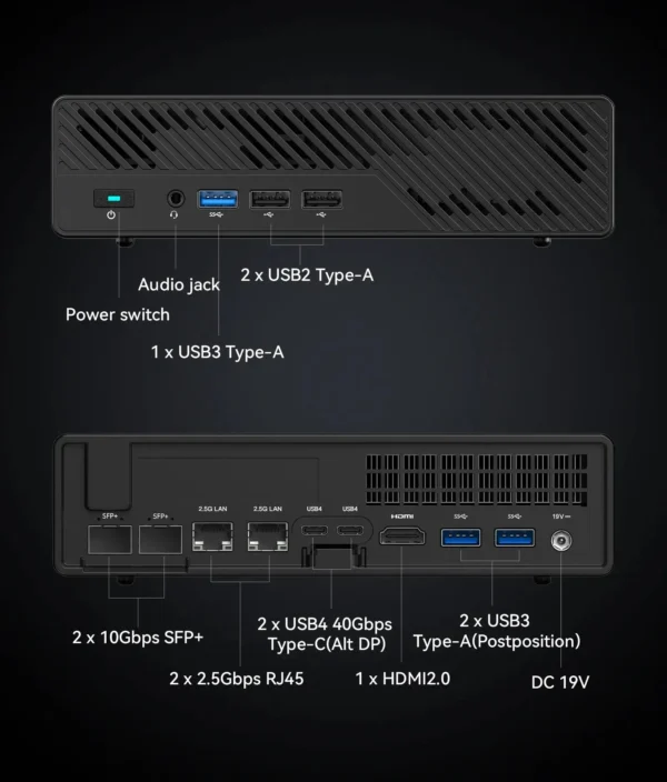 Topton MS-01 Mini PC Workstation i9 13900H DDR5 NVMe - Image 18