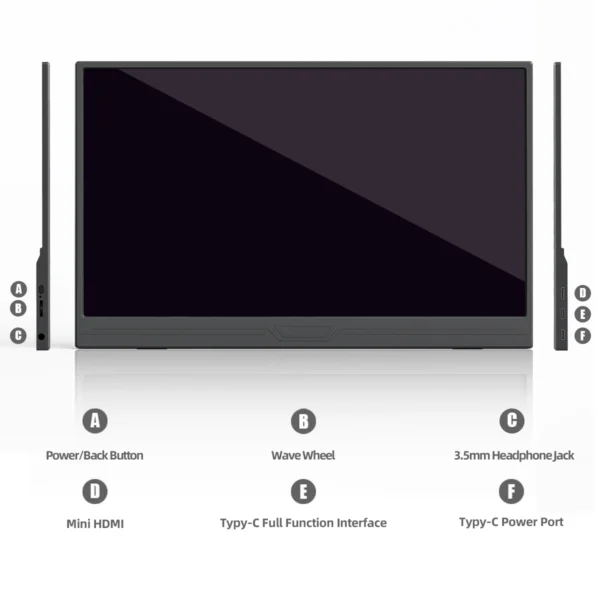 14" Portable Touchscreen Monitor Full HD for Laptop & Console - Image 6
