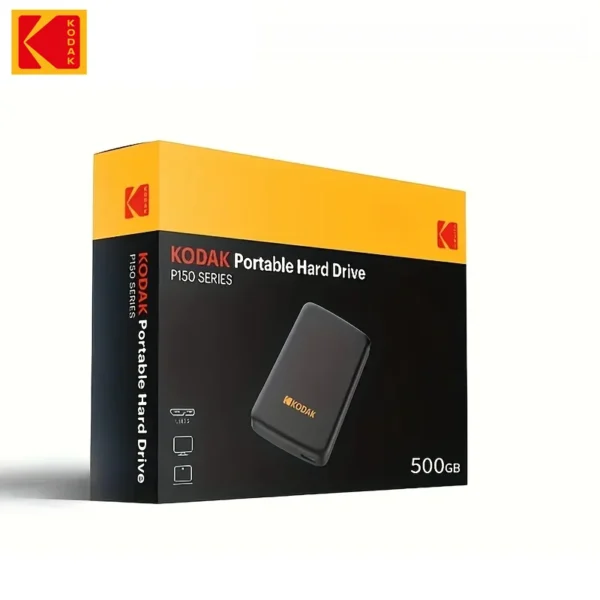 KODAK P150 500GB 2.5" USB 3.0 Portable External HDD - Image 6